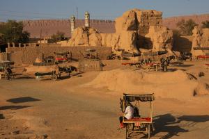 Gaochang Ancient City Ruins Scenery